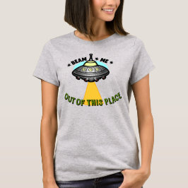 Außerirdisches Schiff Beam Damen Basic T-Shirt