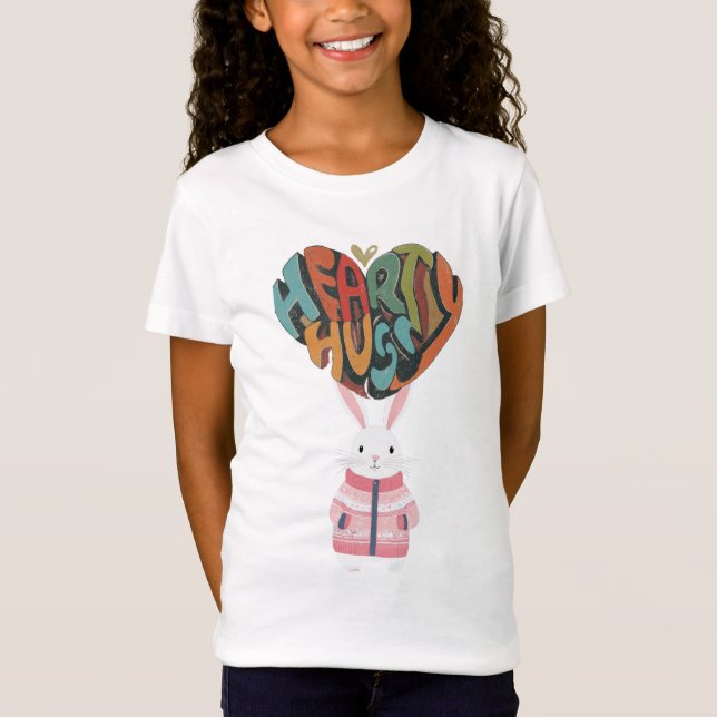 Äußern Sie Ihre Liebe mit "Hearty Hugs Design" T-Shirt (Vorderseite)