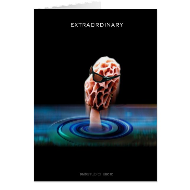 Außerordentliche Morchel-Karte (Vorne)