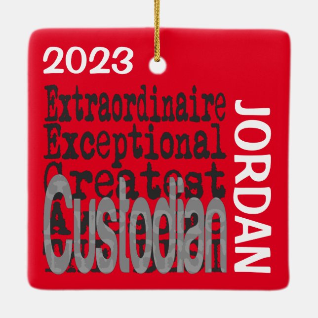Außerordentlicher Custodian CUSTOM Keramikornament (Rückseite)