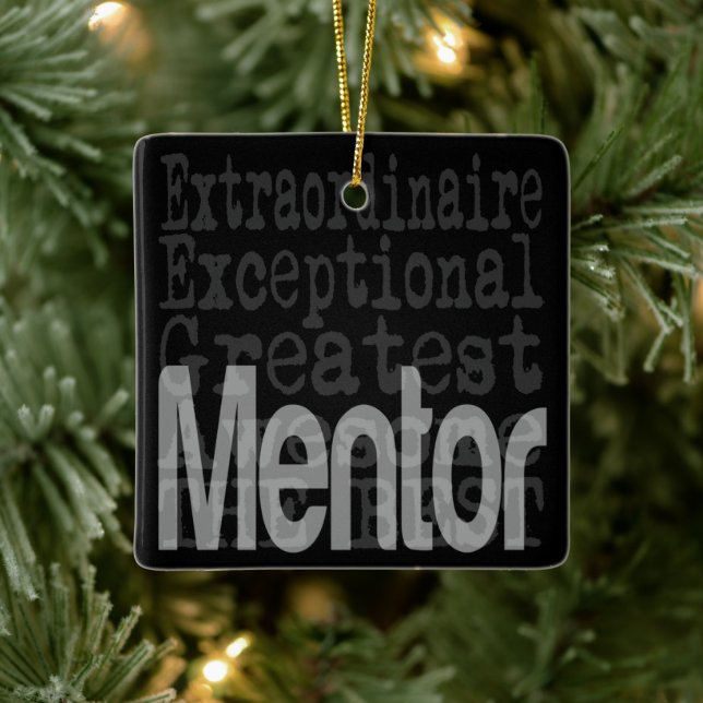 Außerordentlicher Mentor Keramikornament (Baum)