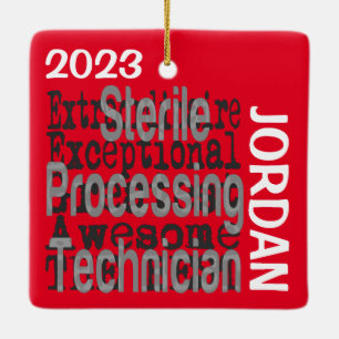 Außerordentlicher Steriltechniker Keramikornament