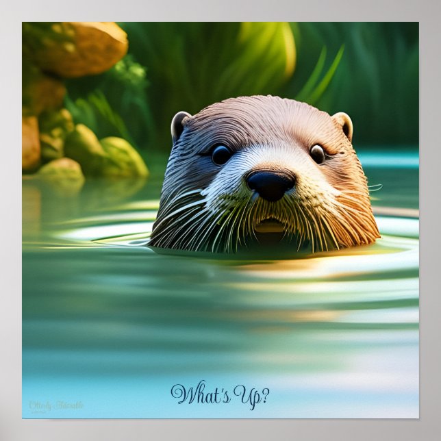 Außerordentliches Adorable - AI Fantasy Digital Ar Poster (Vorne)