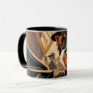 Äußerungen der Jazz-Tasse Tasse