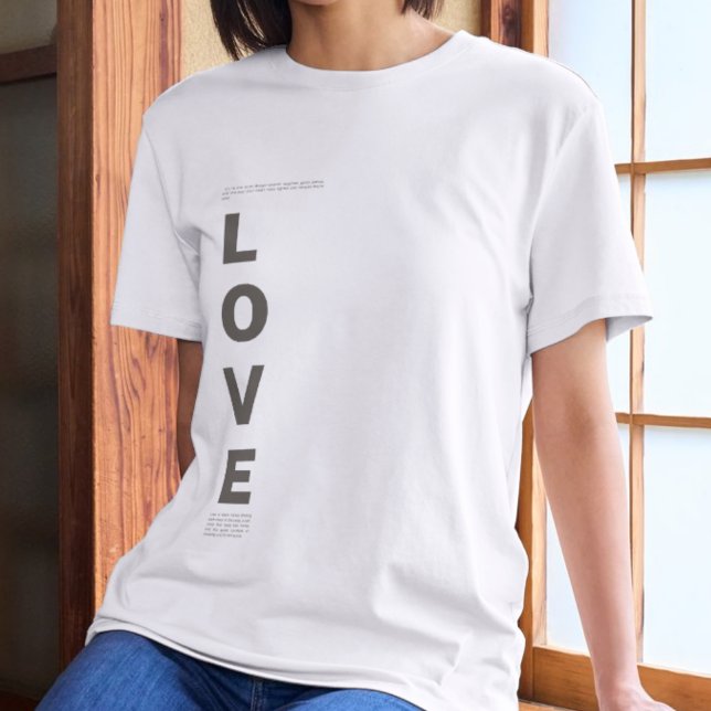 Äußerungen zur Liebe Tri-Blend Shirt (Von Creator hochgeladen)