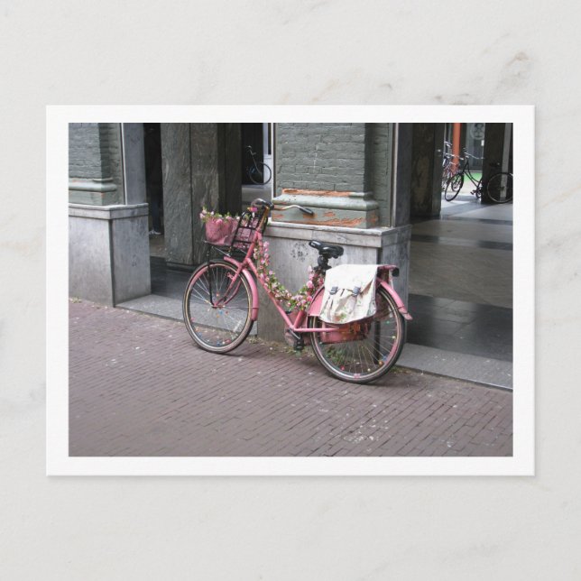 Aussicht auf Amsterdam. Postkarte (Vorderseite)