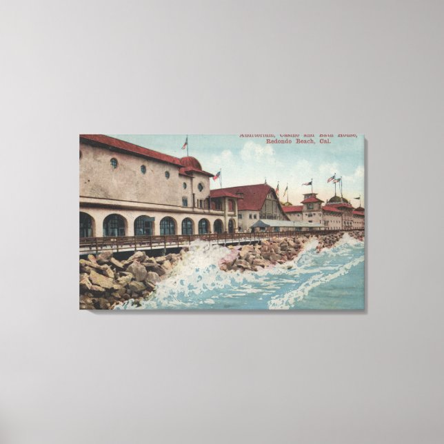 Aussicht auf Auditorium, Casino und Bad House Leinwanddruck (Vorderseite)
