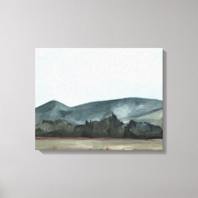 Aussicht auf Bauernhof Leinwanddruck (Vorderseite)