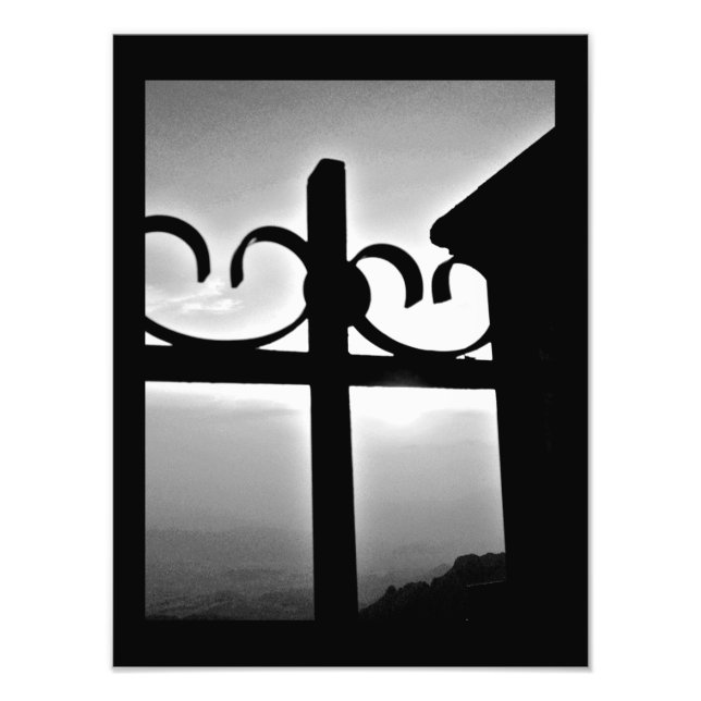 Aussicht auf Berge Fotodruck (Vorne)