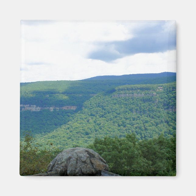 Aussicht auf Berge Magnet (Vorne)
