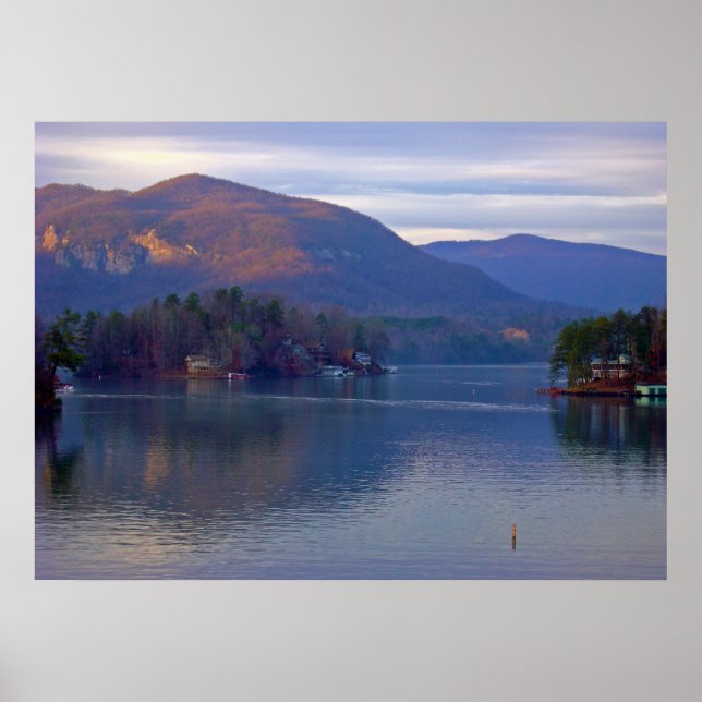 Aussicht auf Berge Poster (Vorne)