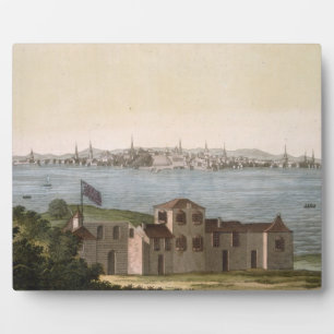 Aussicht auf Boston, von 'Le Costume Ancien et Mod Fotoplatte