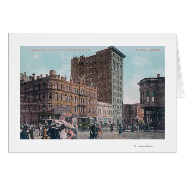 Aussicht auf Broadway, 14. St, San Pablo Ave Junct (Vorderseite (Horizontal))