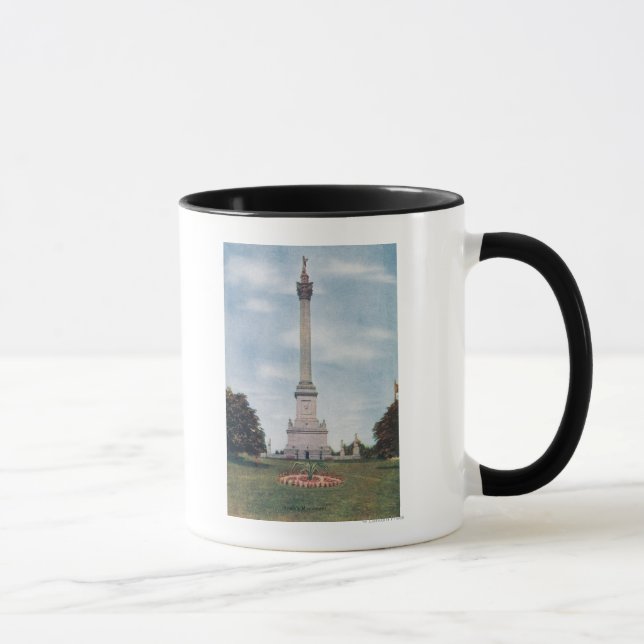 Aussicht auf Brocks Denkmal # 2 Tasse (Rechts)