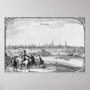 Aussicht auf Brügge Poster