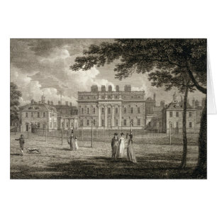 Aussicht auf Buckingham House, graviert von W. Kni