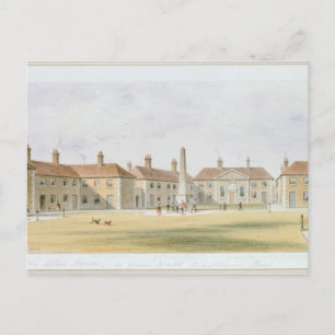 Aussicht auf Charles Hoptons Alms Houses, 1852 Postkarte