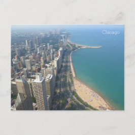 Aussicht auf Chicago 360 Postkarte
