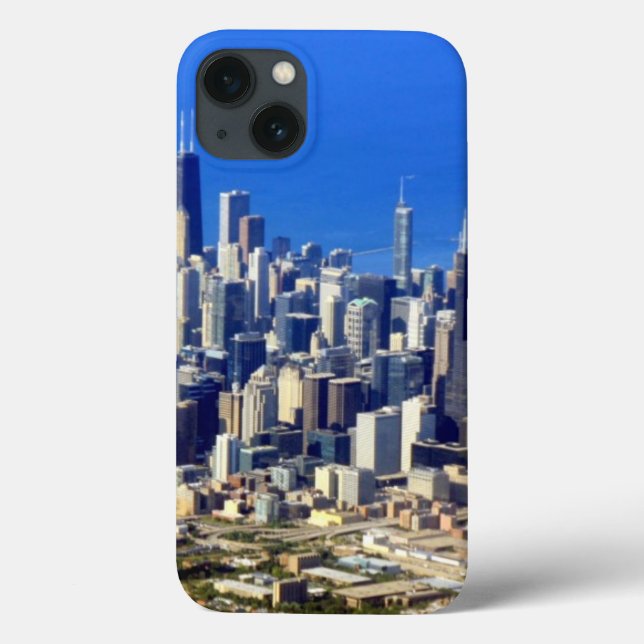 Aussicht auf Chicago Downtown mit Lake Case-Mate iPhone Hülle (Rückseite)
