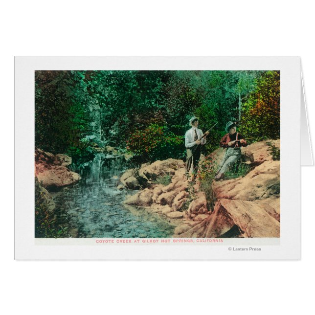 Aussicht auf Coyote Creek bei Gilroy Hot Springs (Vorderseite (Horizontal))