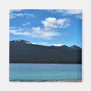 Aussicht auf Crescent Lake, Oregon Magnet