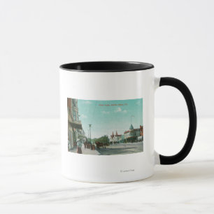 Aussicht auf das alte Haus Tasse