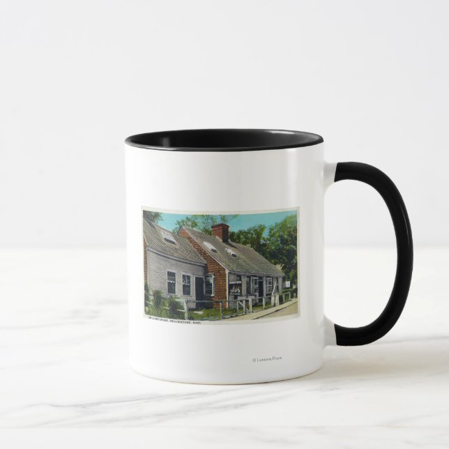 Aussicht auf das älteste Haus der Stadt Tasse (Rechts)