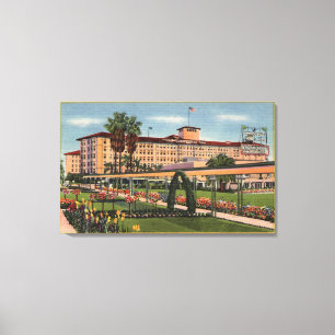Aussicht auf das Ambassador Hotel Leinwanddruck