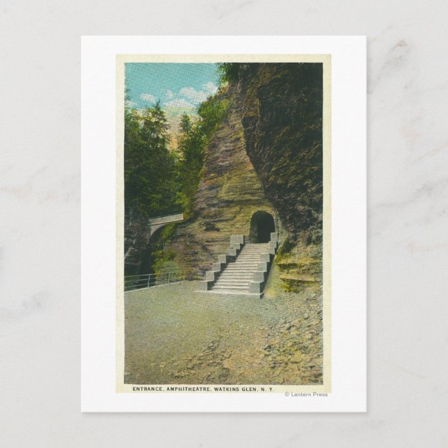Aussicht auf das Amphitheater Postkarte (Vorderseite)