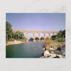 Aussicht auf das Aquädukt, gebaut um 19 v. Chr. Postkarte