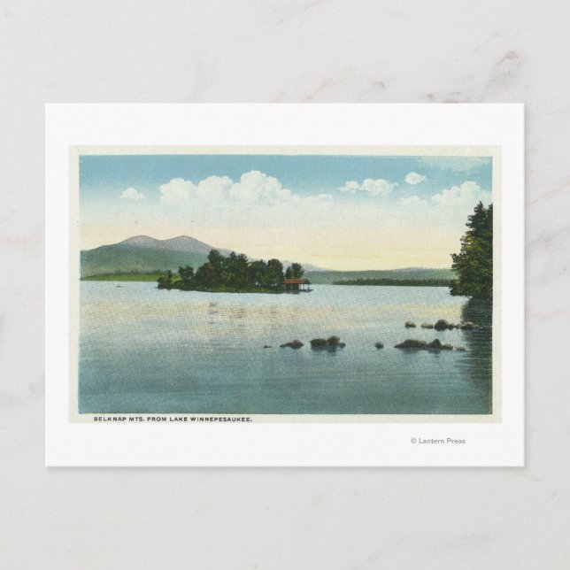 Aussicht auf das Belknap-Gebirge Postkarte (Vorderseite)