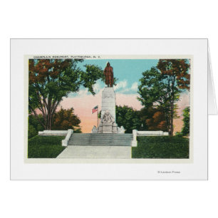 Aussicht auf das Champlain Monument