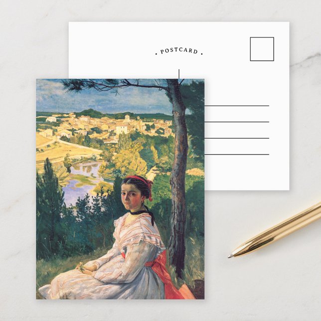 Aussicht auf das Dorf | Fré dé Bazille Postkarte (Von Creator hochgeladen)