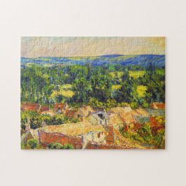 Aussicht auf das Dorf Giverny Monet