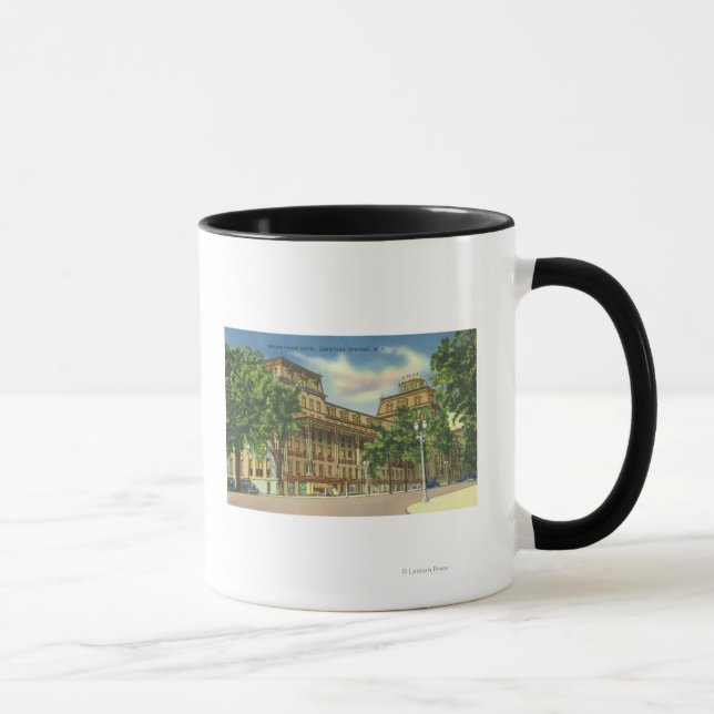 Aussicht auf das Grand Gewerkschaft Hotel Tasse (Rechts)