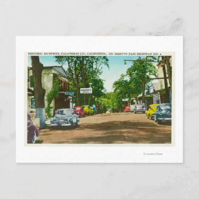 Aussicht auf das historische Murphy's Hotel Postkarte (Vorderseite)