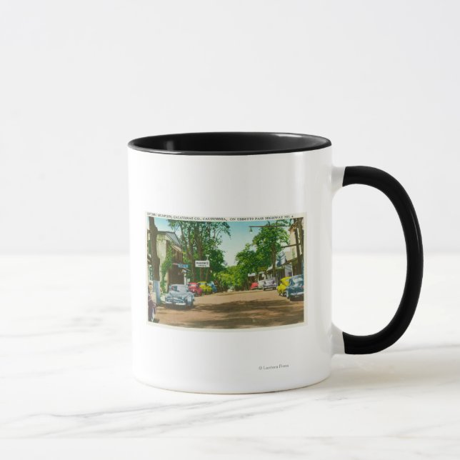 Aussicht auf das historische Murphy's Hotel Tasse (Rechts)