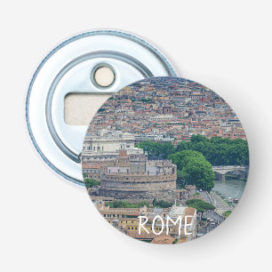 Aussicht auf das historische Stadtzentrum von Rom Flaschenöffner