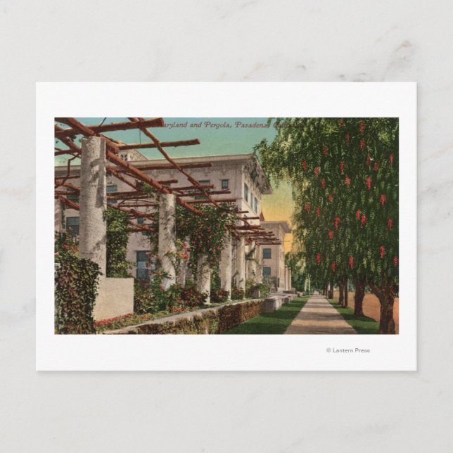 Aussicht auf das Hotel Maryland & Pergola Postkarte (Vorderseite)