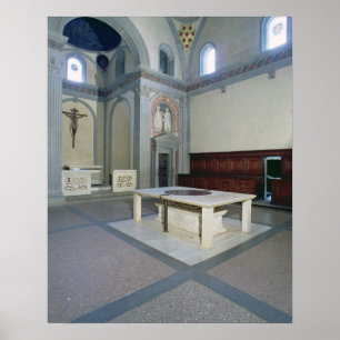 Aussicht auf das Innere, Baujahr c.1420-29 (Foto) Poster