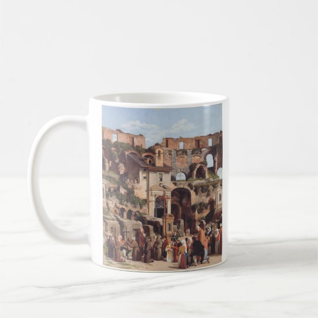 Aussicht auf das Innere des Kolosseums Kaffeetasse (Links)