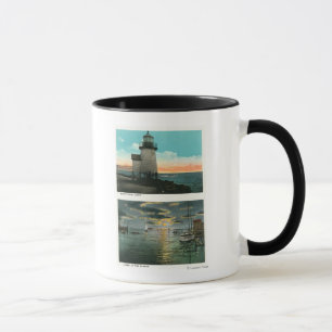 Aussicht auf das Leuchtturm von Brant Point Tasse