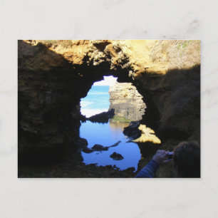 Aussicht auf das Meer. Postkarte