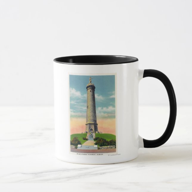 Aussicht auf das Myles Standish Monument # 2 Tasse (Rechts)