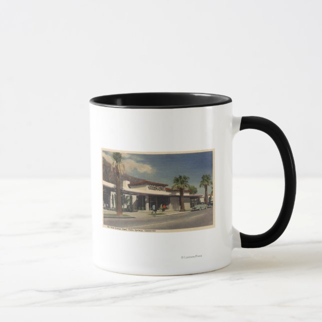 Aussicht auf das Palm Springs Hotel Tasse (Rechts)