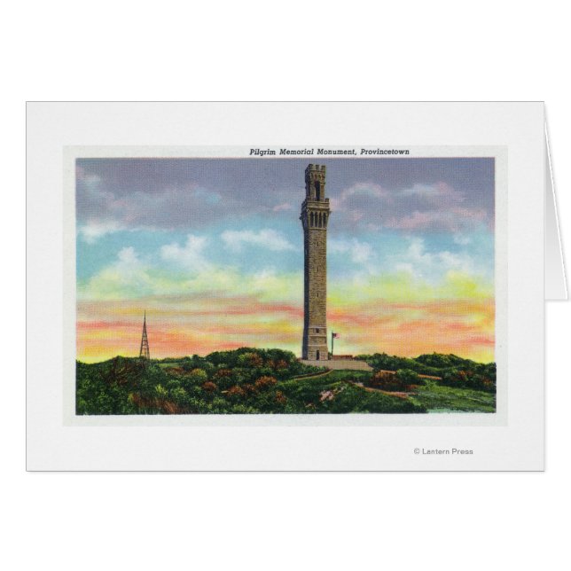 Aussicht auf das Pilgerdenkmal in der Provinz (Vorderseite (Horizontal))