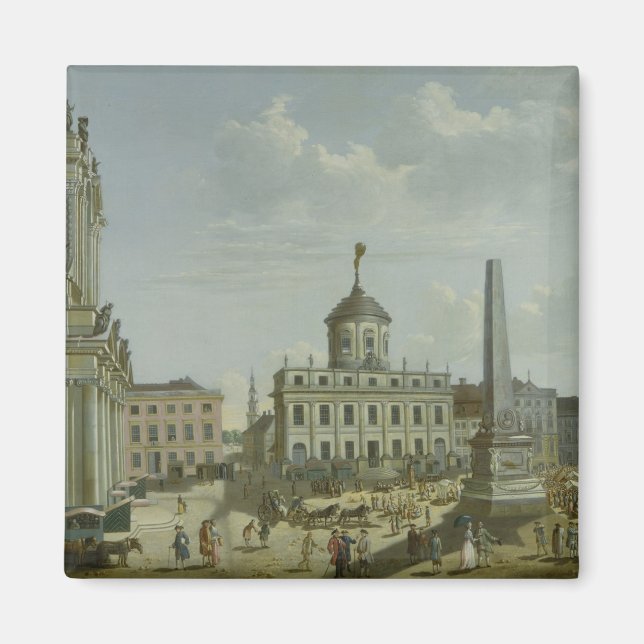 Aussicht auf das Rathaus, 1772 Magnet (Vorne)