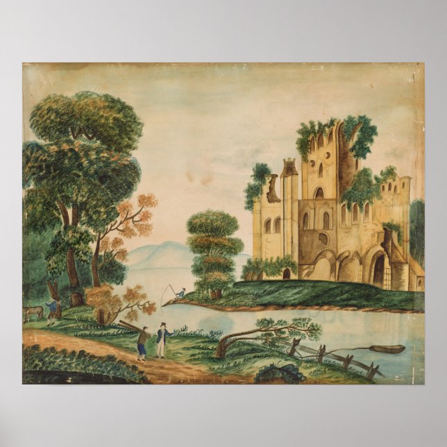 Aussicht auf das Schloss Poster (Vorne)