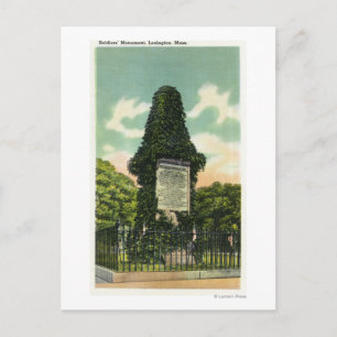 Aussicht auf das Soldaten-Denkmal Postkarte