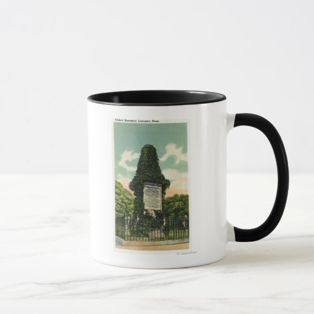 Aussicht auf das Soldaten-Denkmal Tasse (Rechts)